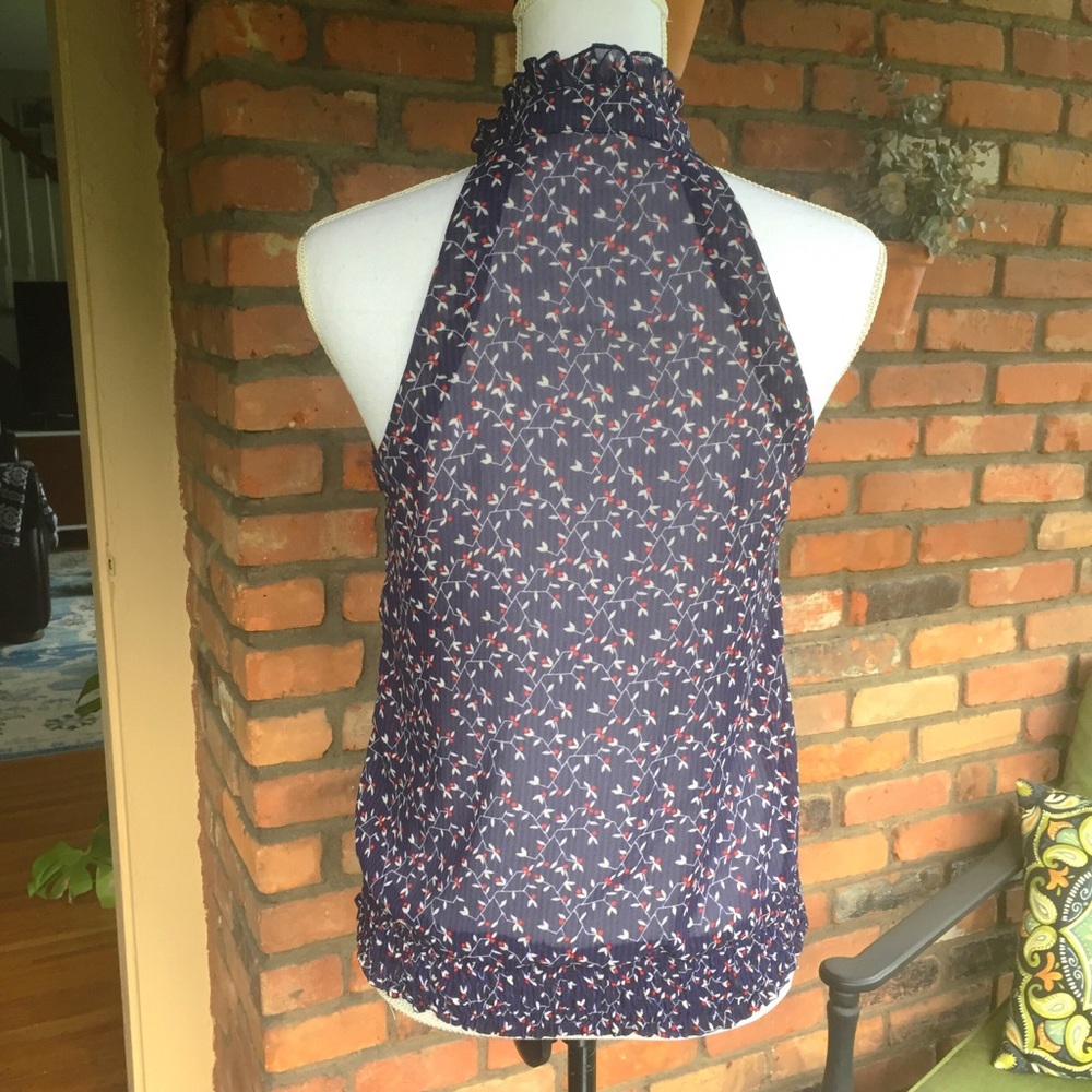 High Neck Ruffle Summer Tank - Picture 5 of 7